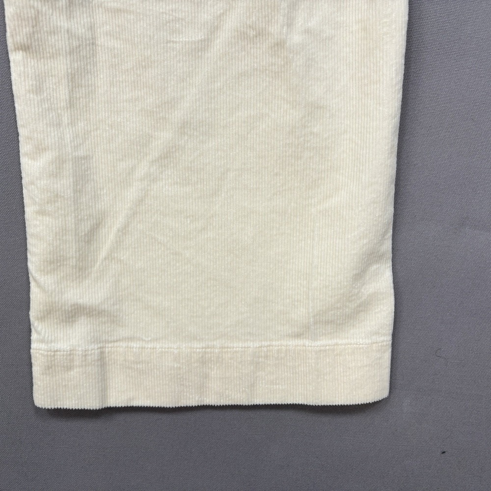 Maeve Colette Full Length Pants 30 fit 28x29 Cream Corduroy Wide Leg High Rise - Picture 11 of 16